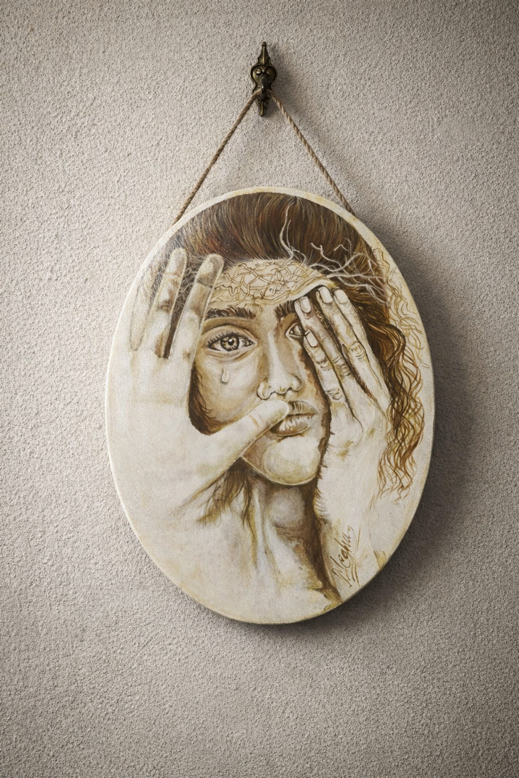 Handpainted Expression Art