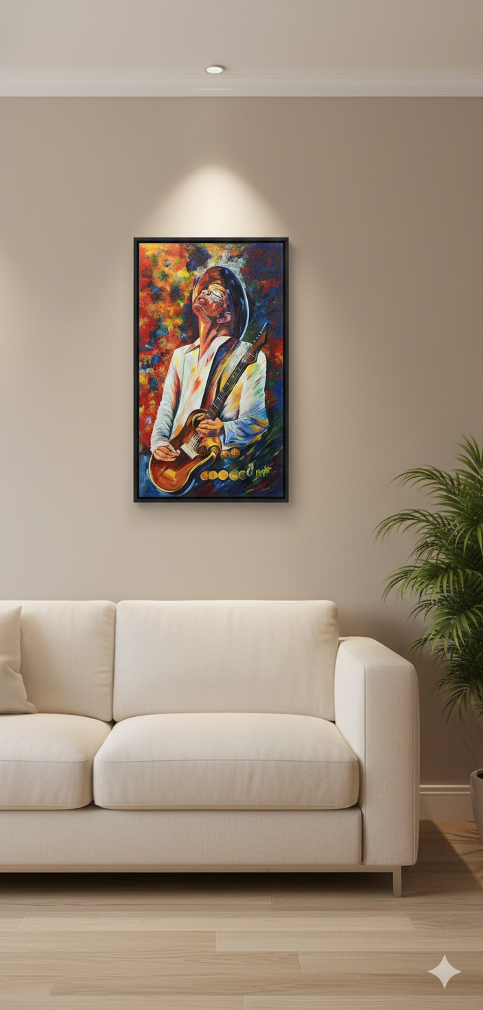 Handmade Musician Paintings