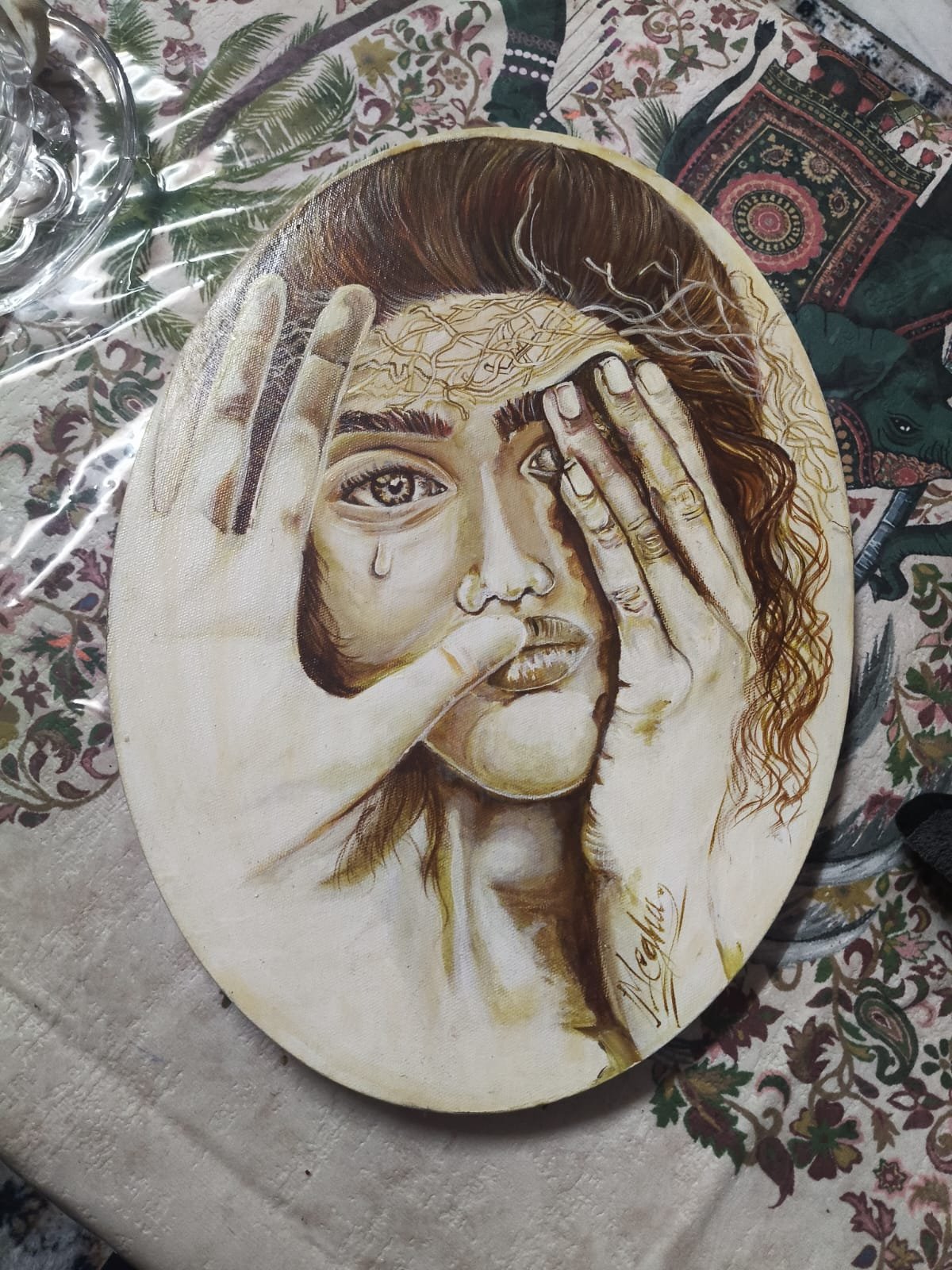 Handpainted Expression Art - Image 2